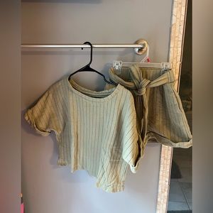 Sancia Green Anthropologie Set